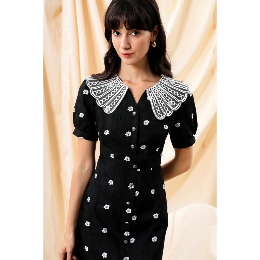 Floral Print Midi Dress